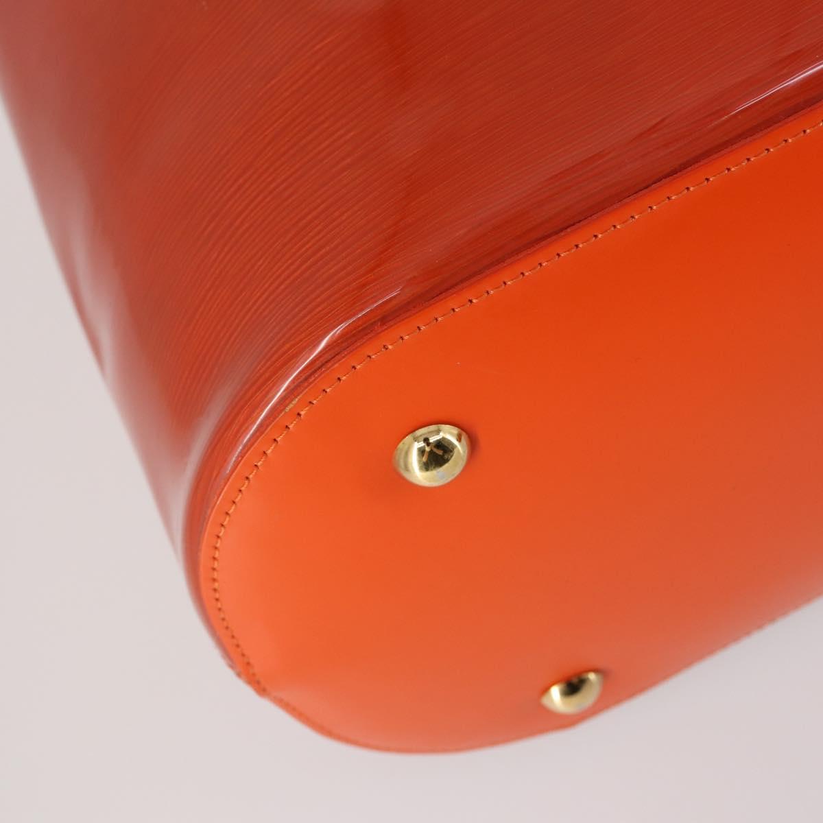 LOUIS VUITTON Epi Plage Lagoon Bay Hand Bag Orange M92264 LV Auth 145456