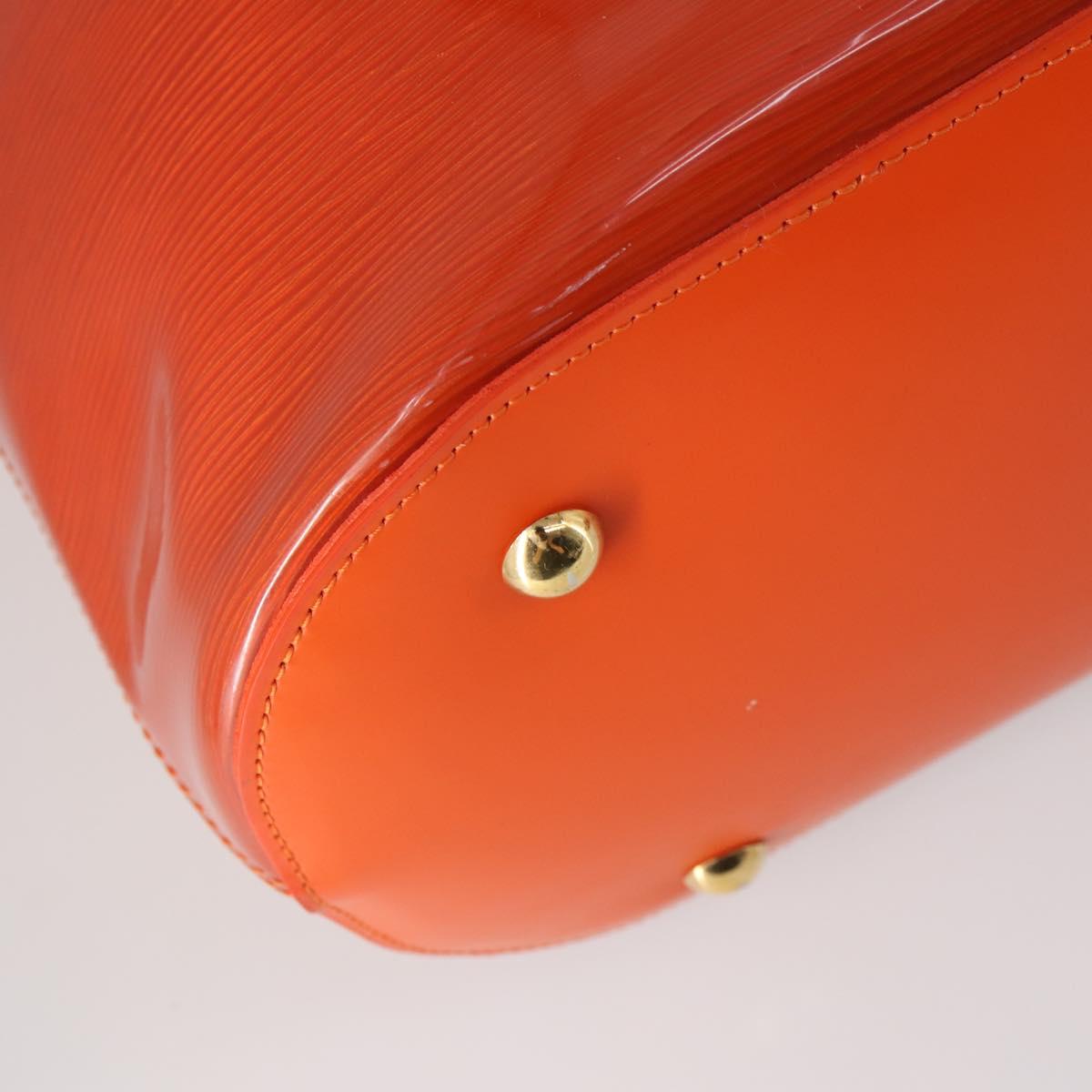 LOUIS VUITTON Epi Plage Lagoon Bay Hand Bag Orange M92264 LV Auth 145456