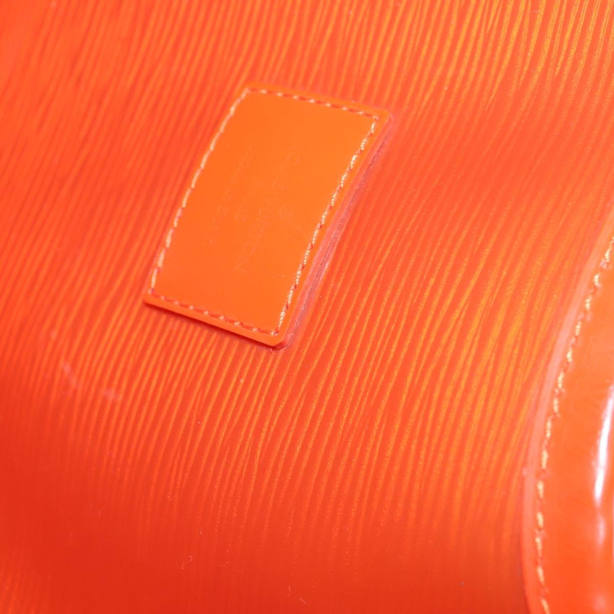 LOUIS VUITTON Epi Plage Lagoon Bay Hand Bag Orange M92264 LV Auth 145456