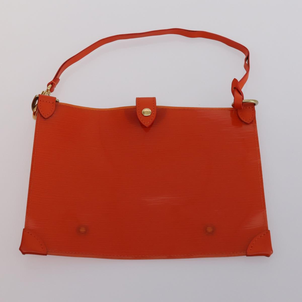 LOUIS VUITTON Epi Plage Lagoon Bay Hand Bag Orange M92264 LV Auth 145456