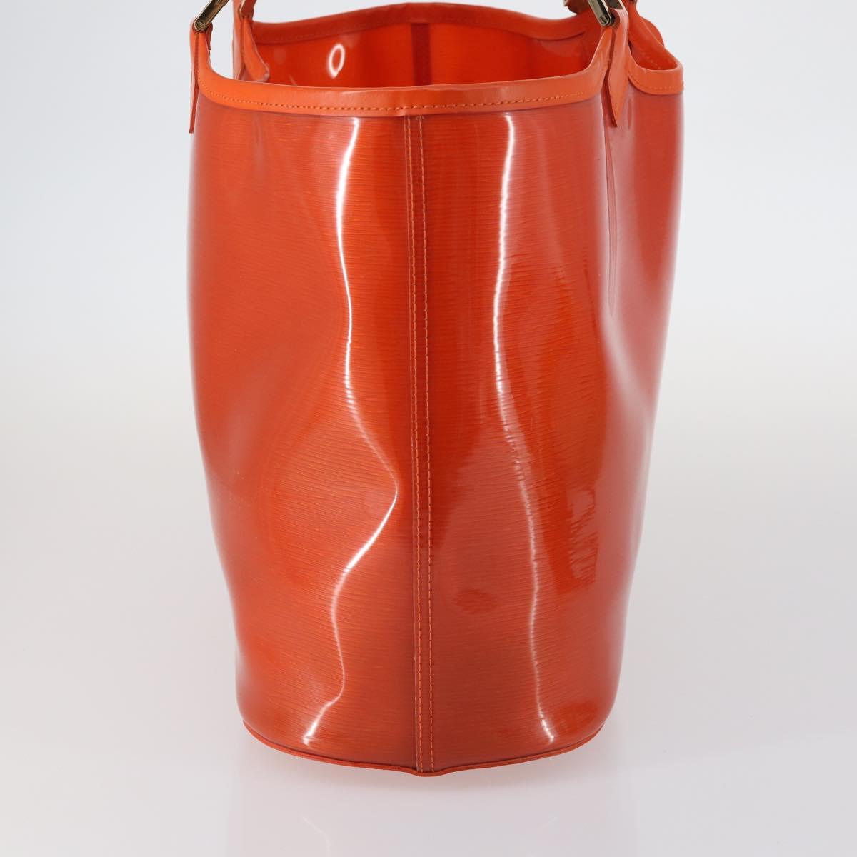 LOUIS VUITTON Epi Plage Lagoon Bay Hand Bag Orange M92264 LV Auth 145456