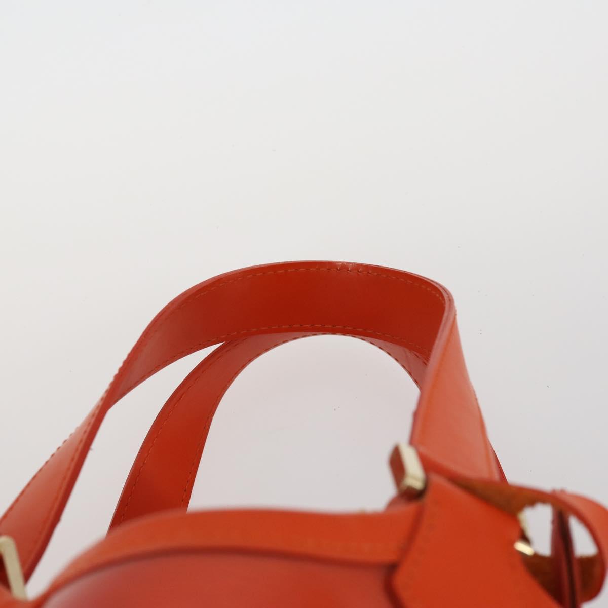 LOUIS VUITTON Epi Plage Lagoon Bay Hand Bag Orange M92264 LV Auth 145456