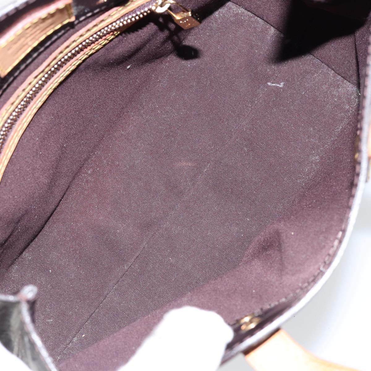 LOUIS VUITTON Monogram Vernis Reade PM Hand Bag Amarante M91993 LV Auth 145457