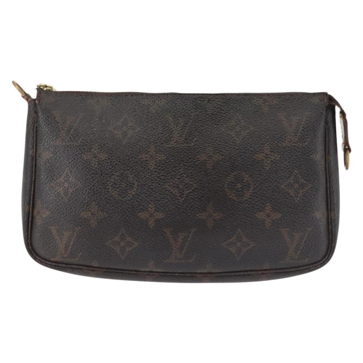 LOUIS VUITTON Monogram Pochette Accessoires Pouch M51980 LV Auth 145463