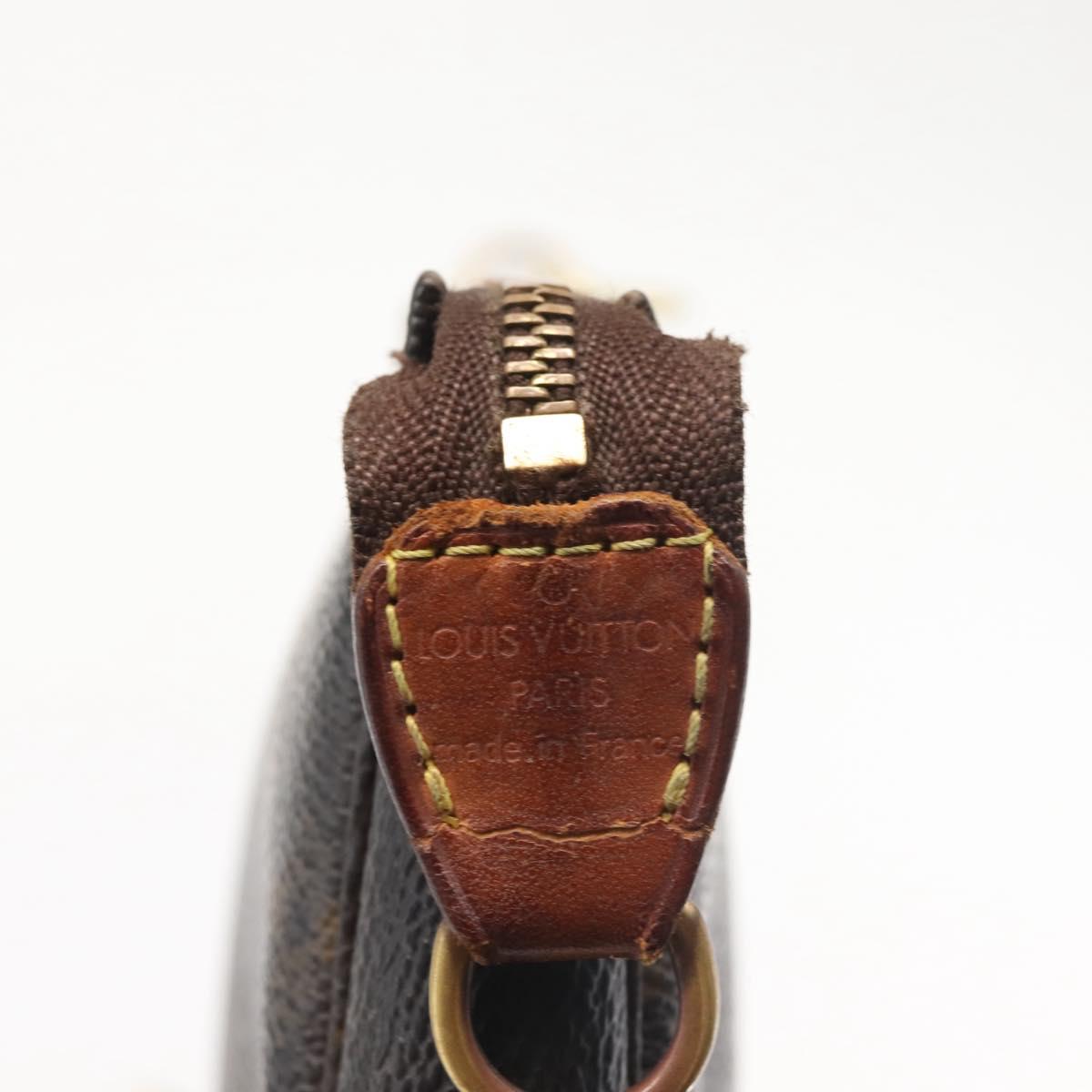 LOUIS VUITTON Monogram Pochette Accessoires Pouch M51980 LV Auth 145463