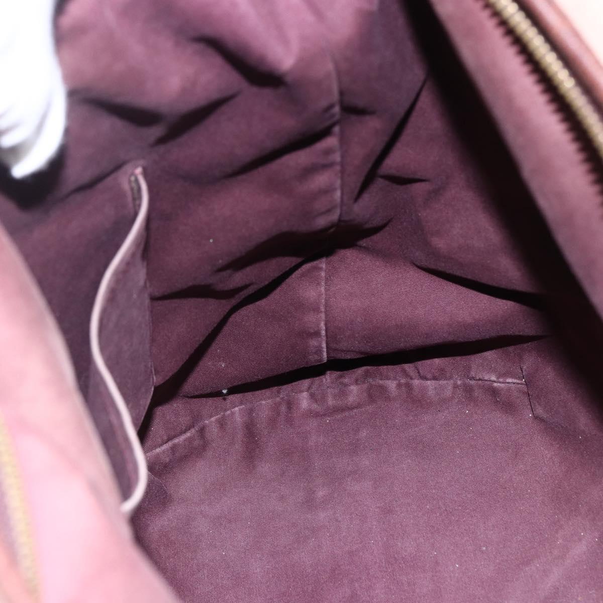 LOUIS VUITTON Monogram Idylle Elegy Hand Bag 2way Red Sepia M56698 Auth 145464