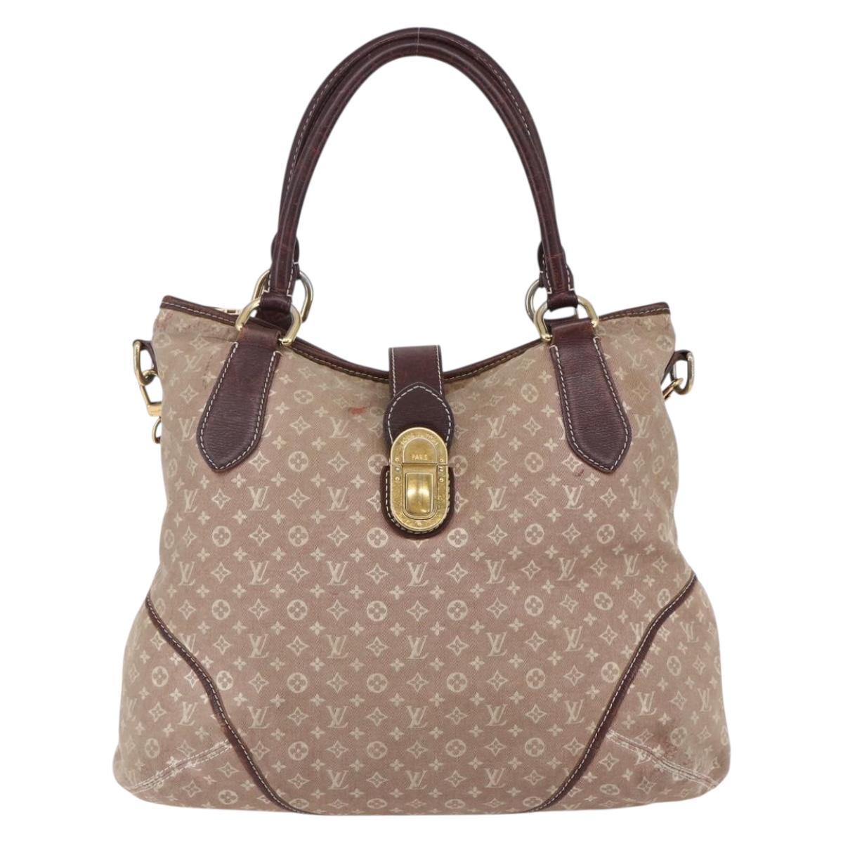 LOUIS VUITTON Monogram Idylle Elegy Hand Bag 2way Red Sepia M56698 Auth 145464