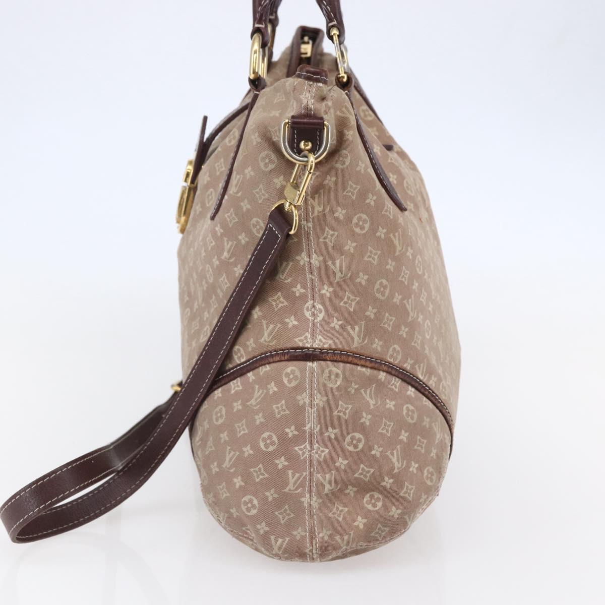 LOUIS VUITTON Monogram Idylle Elegy Hand Bag 2way Red Sepia M56698 Auth 145464