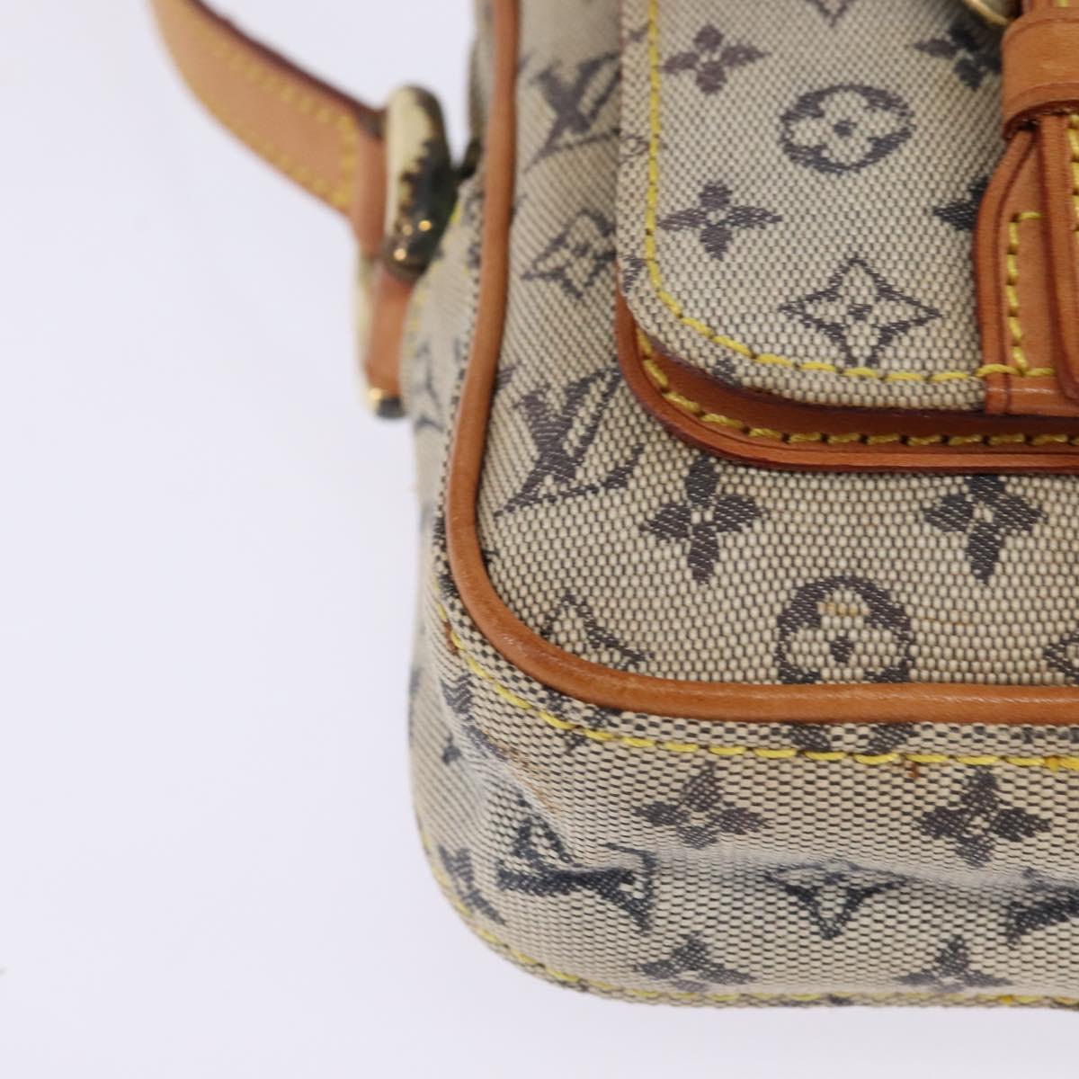 LOUIS VUITTON Monogram Mini Juliet PM Shoulder Bag Blue M92005 LV Auth 145465