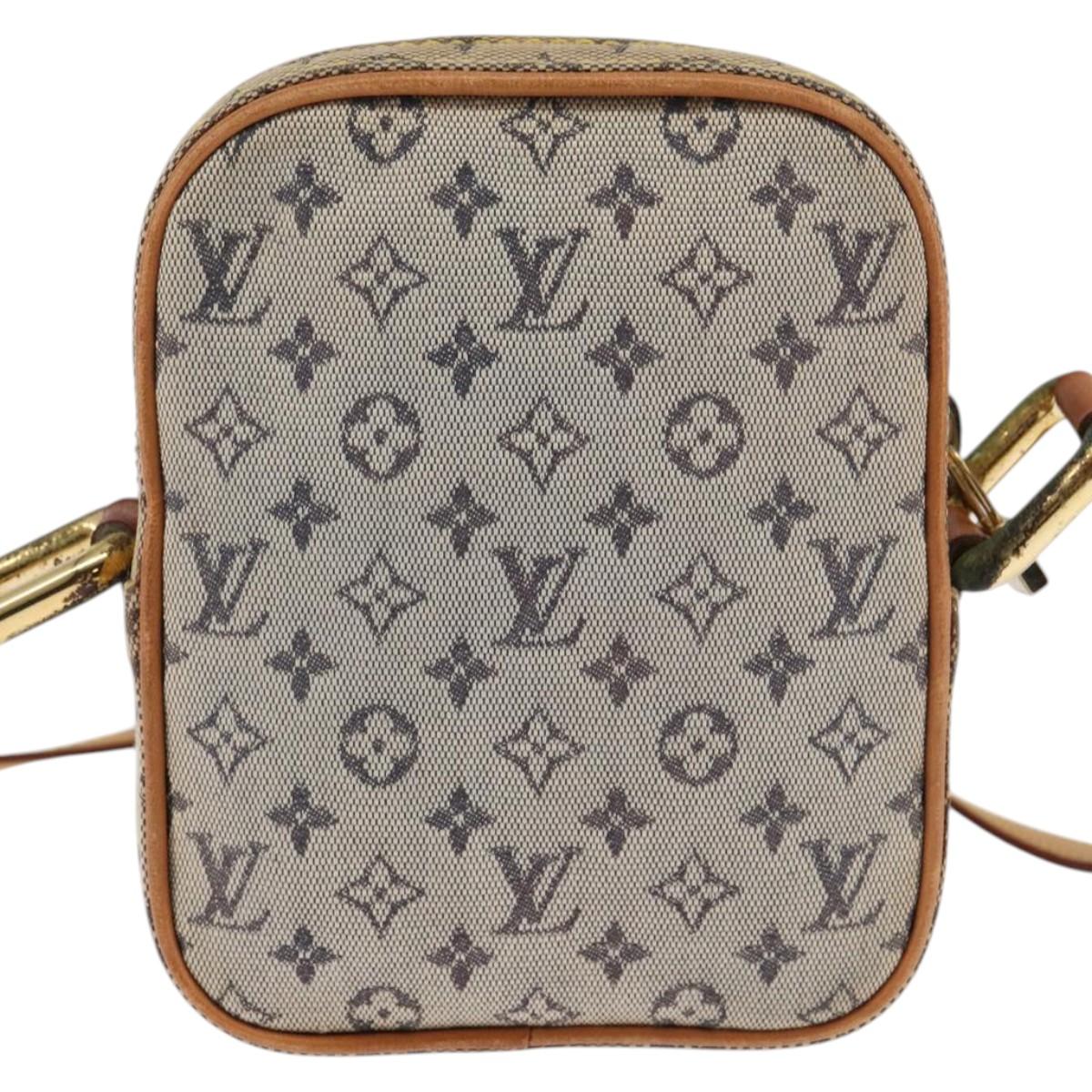 LOUIS VUITTON Monogram Mini Juliet PM Shoulder Bag Blue M92005 LV Auth 145465