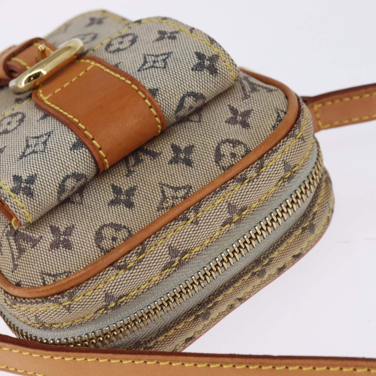 LOUIS VUITTON Monogram Mini Juliet PM Shoulder Bag Blue M92005 LV Auth 145465