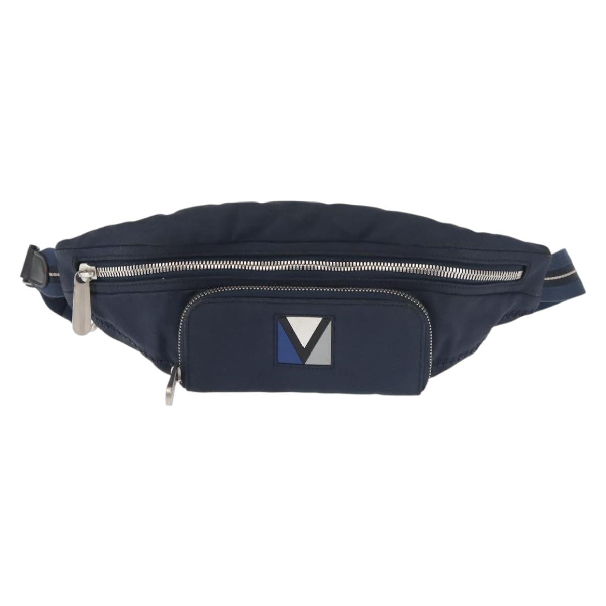 LOUIS VUITTON LV Cup Mizenu Waist Bag Navy M80706 LV Auth 145466