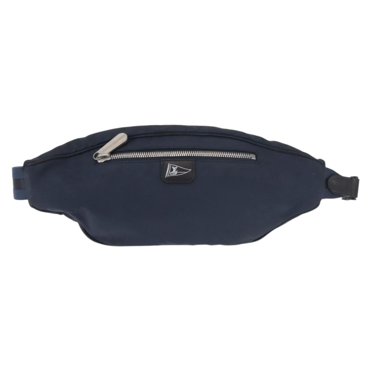 LOUIS VUITTON LV Cup Mizenu Waist Bag Navy M80706 LV Auth 145466