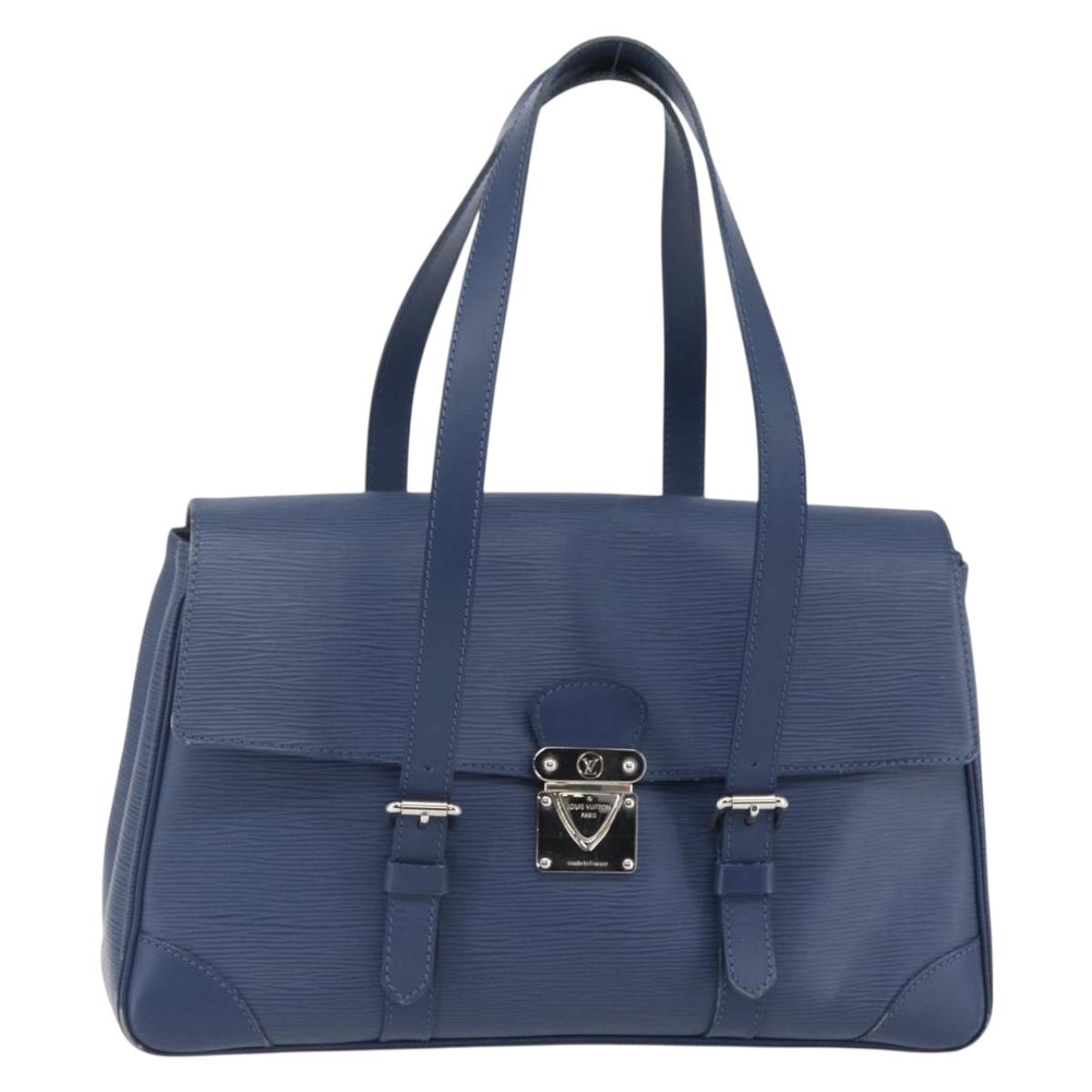 LOUIS VUITTON Epi Segur MM Hand Bag Myrtille M5886G LV Auth 145467