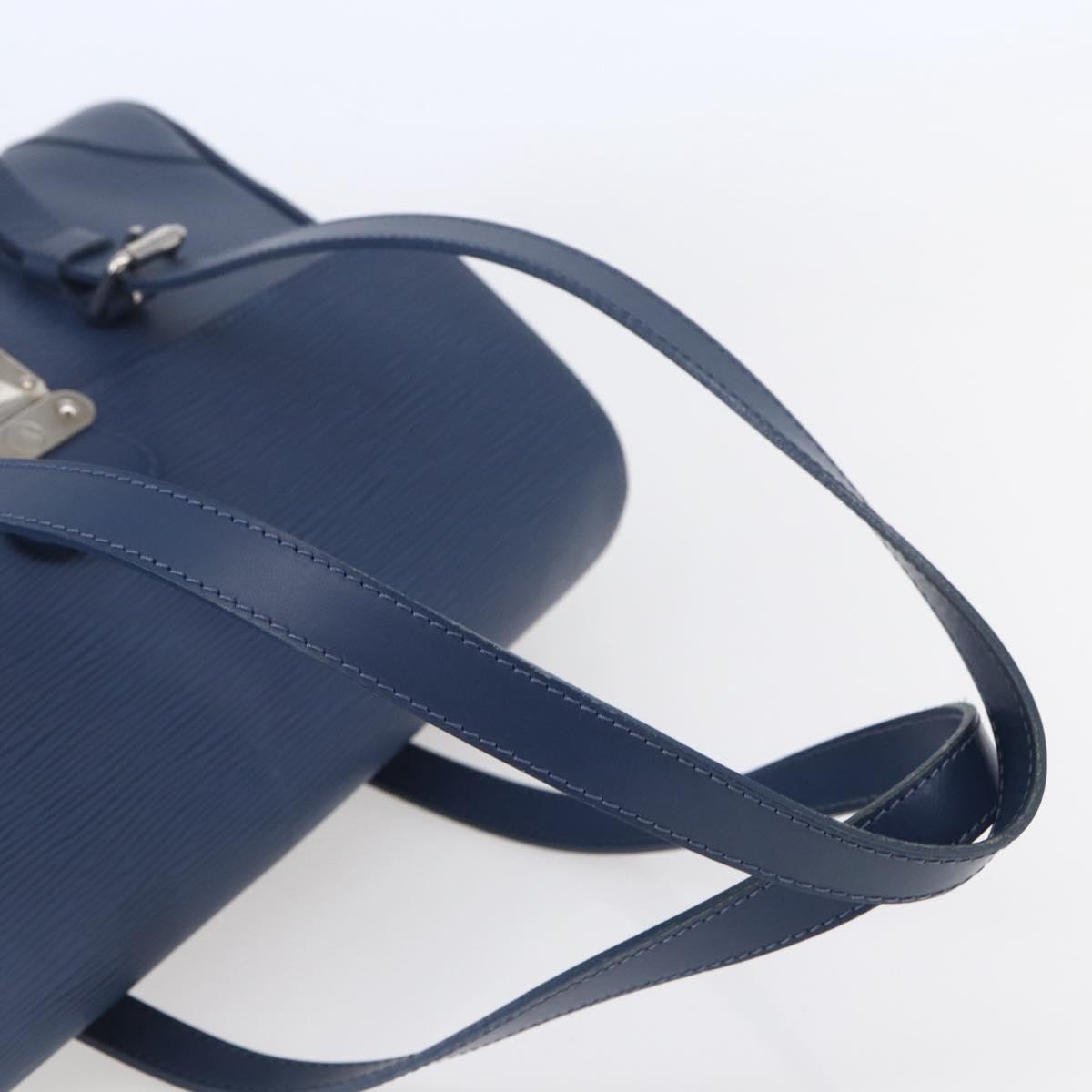 LOUIS VUITTON Epi Segur MM Hand Bag Myrtille M5886G LV Auth 145467