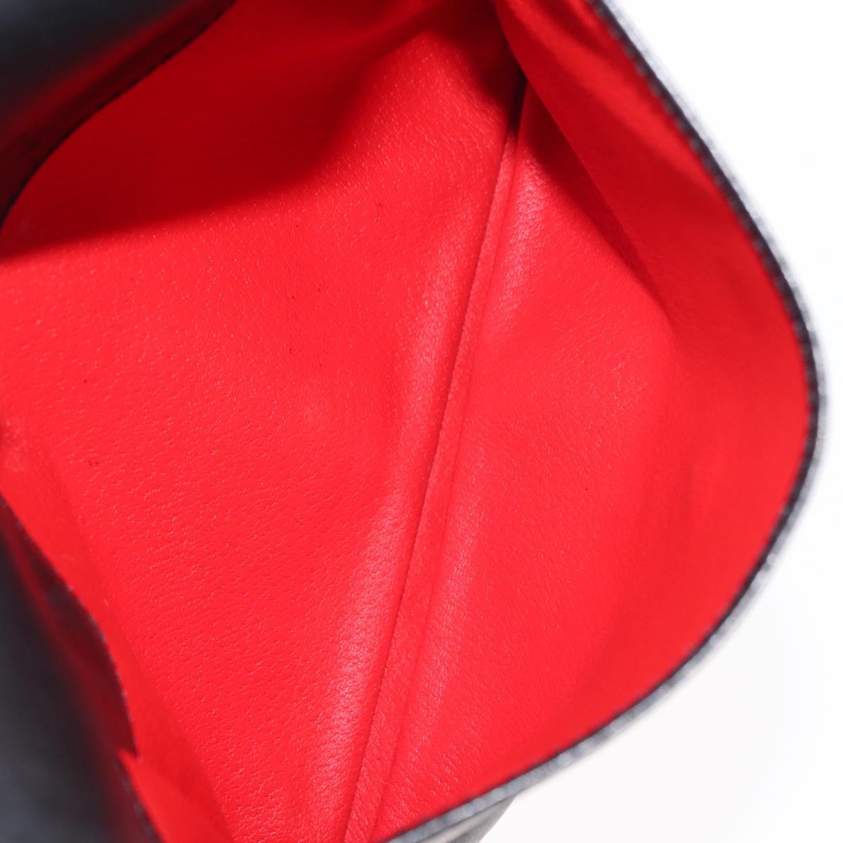 CELINE Hand Bag Leather Black Auth 145472