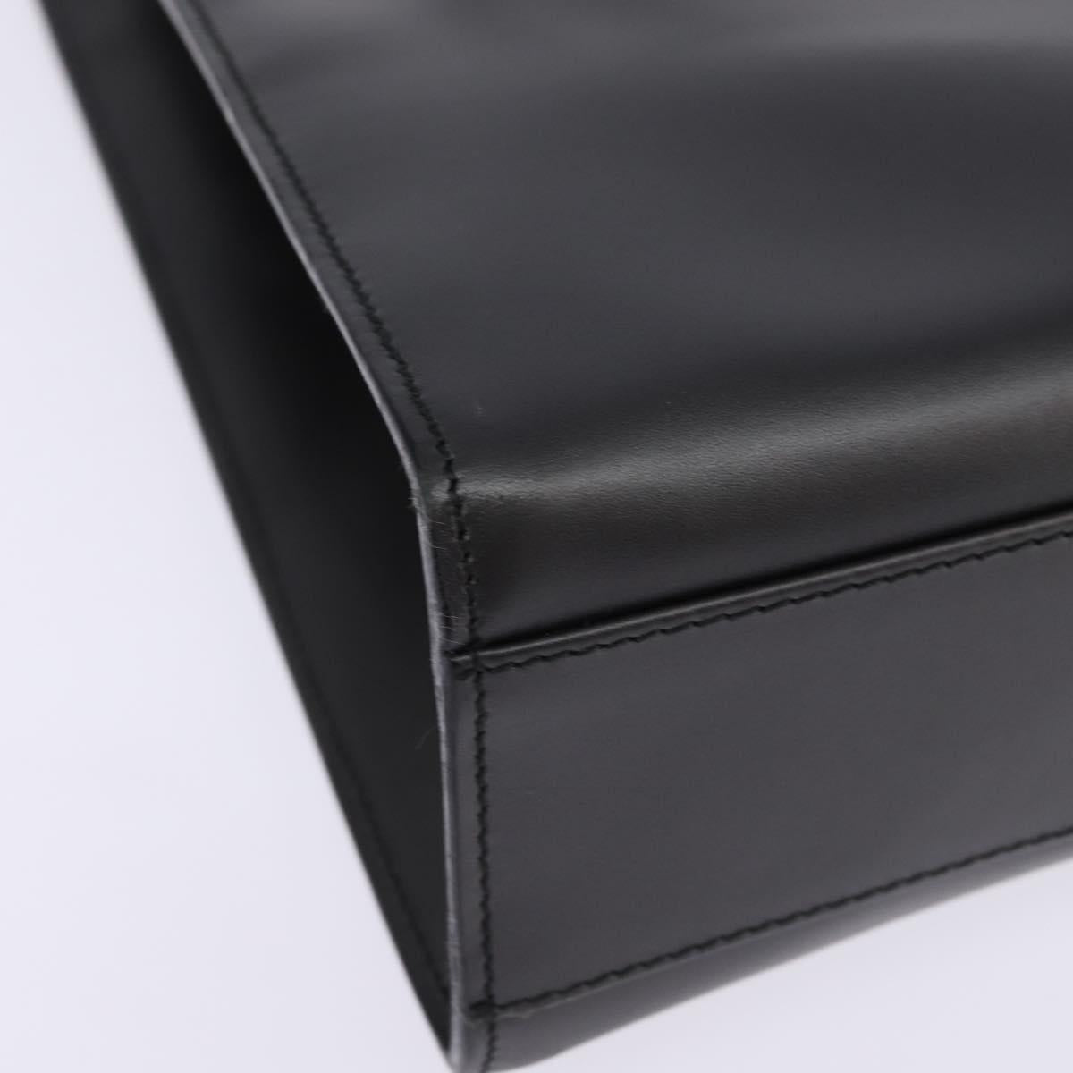 GUCCI Hand Bag Leather 2way Black 001 2058 1853 6 Auth 145484