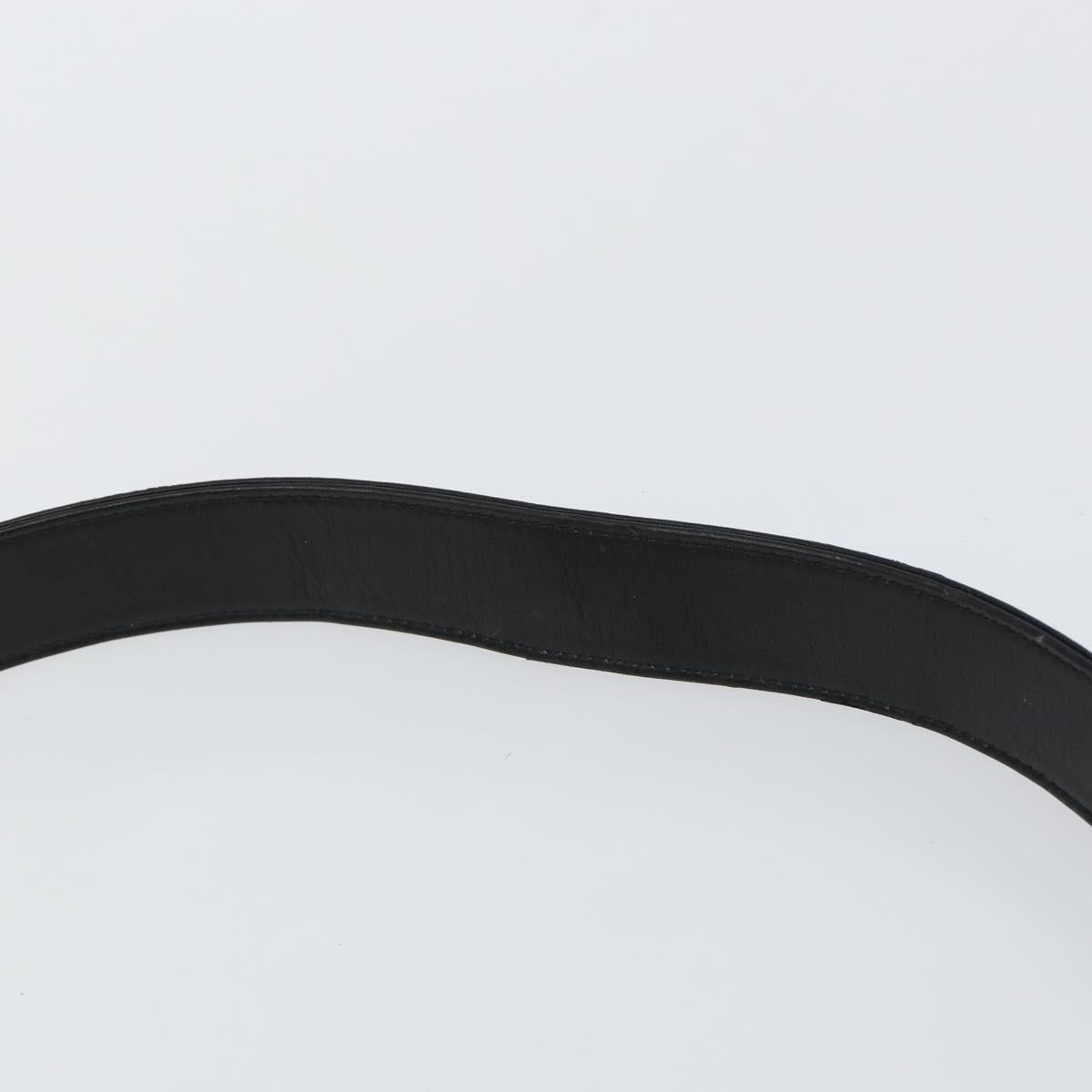 GUCCI Bamboo Hand Bag Leather 2way Black Gold 001 2058 1577 0 Auth 145485