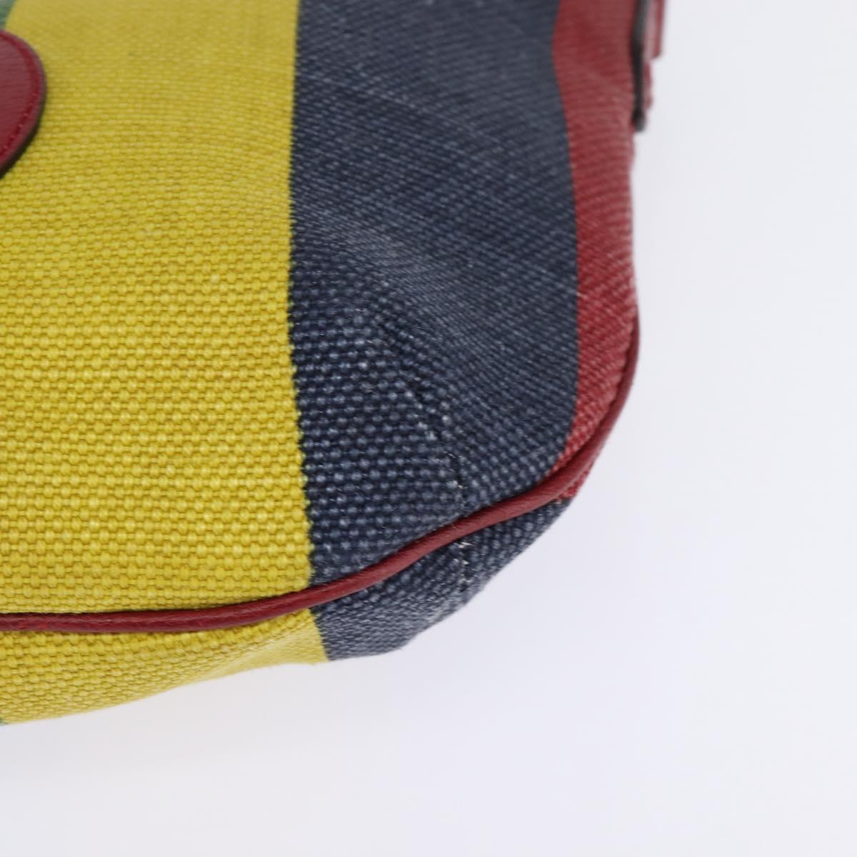 GUCCI Shoulder Bag Canvas Red Gold yellow 626422 Auth 145487