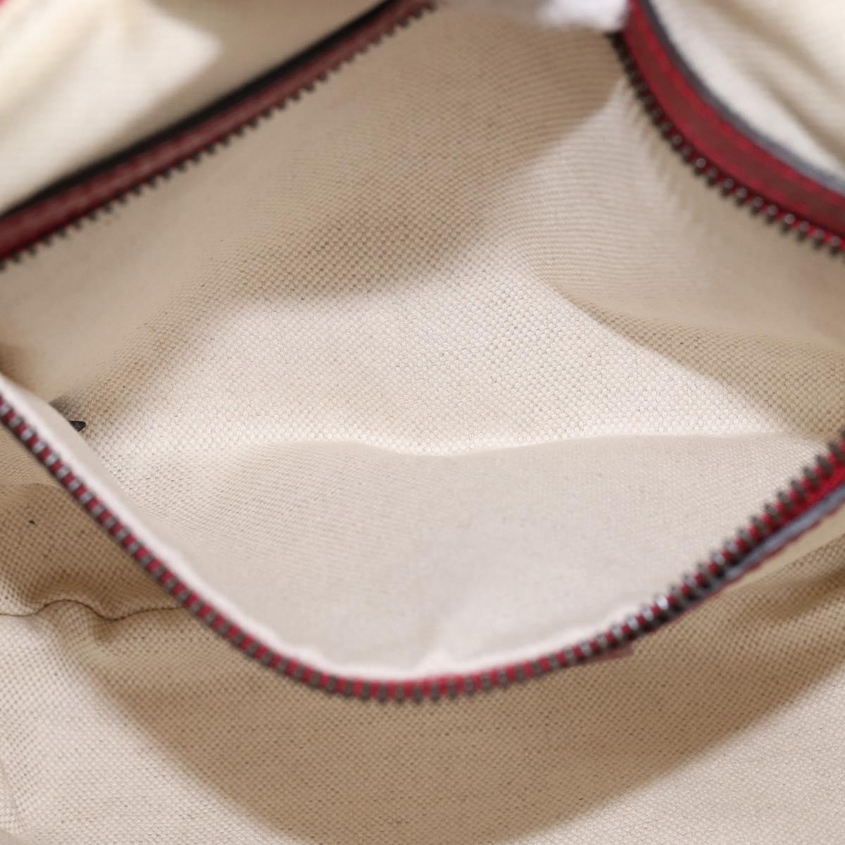 GUCCI Shoulder Bag Canvas Red Gold yellow 626422 Auth 145487