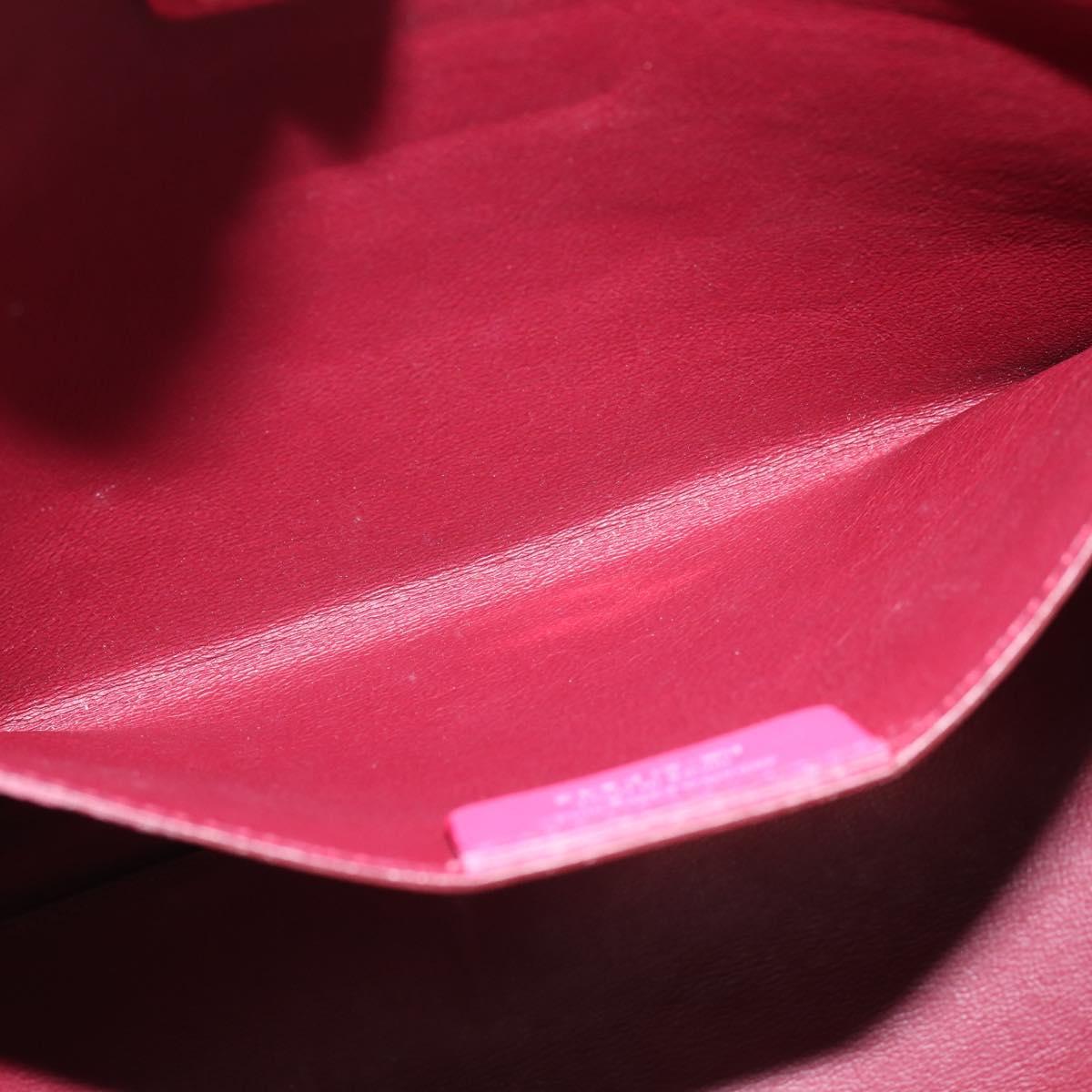 Salvatore Ferragamo Gancini Sofia Hand Bag Leather 2way Pink Gold Auth 145497