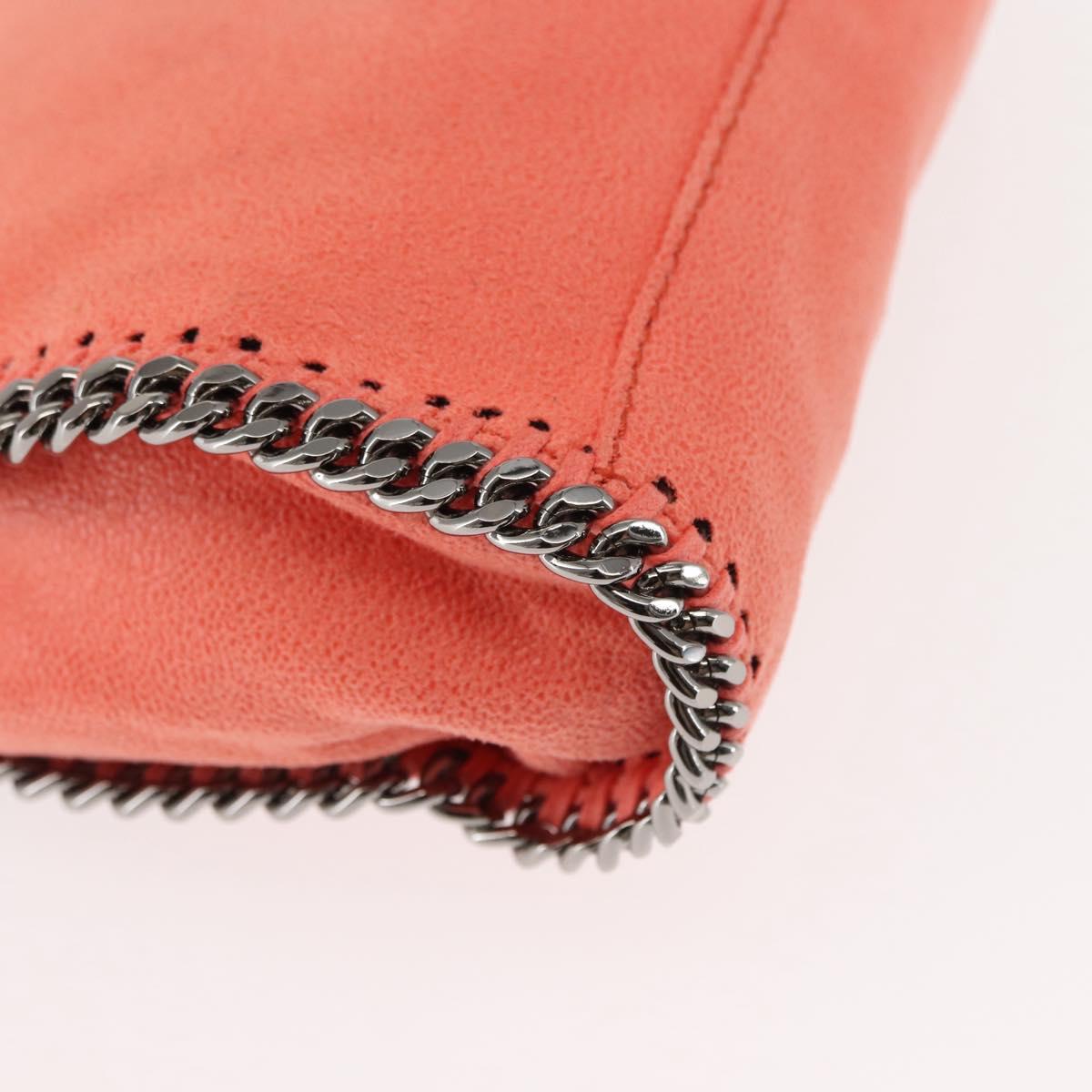 Stella MacCartney Falabella Chain Shoulder Bag Suede Orange 364519 Auth 145510