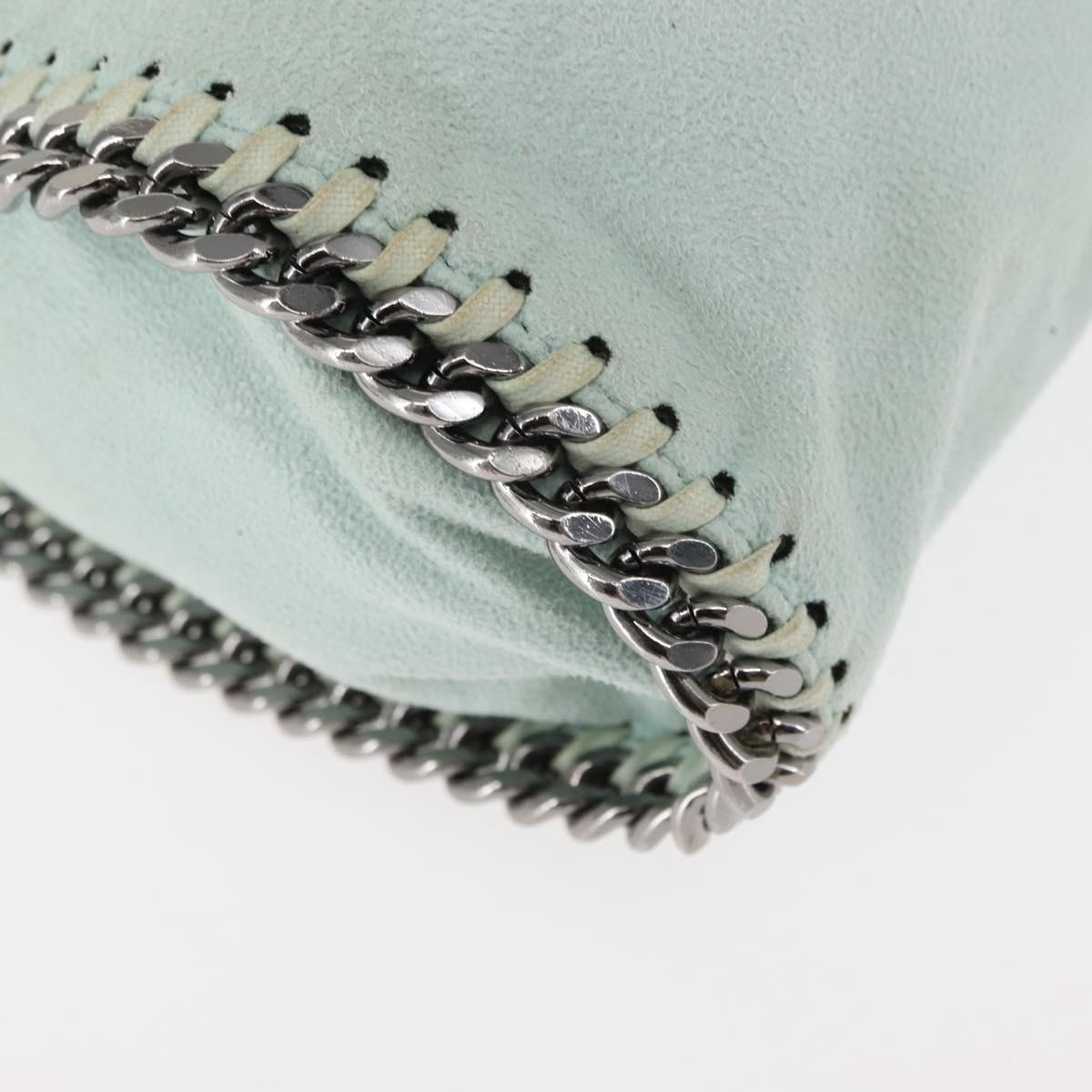 Stella MacCartney Falabella Chain Shoulder Bag Suede Pink 371223 Auth 145511