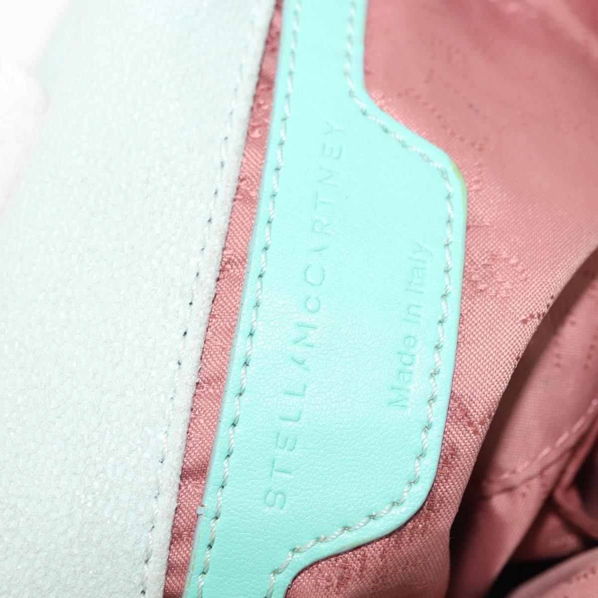 Stella MacCartney Falabella Chain Shoulder Bag Suede Pink 371223 Auth 145511