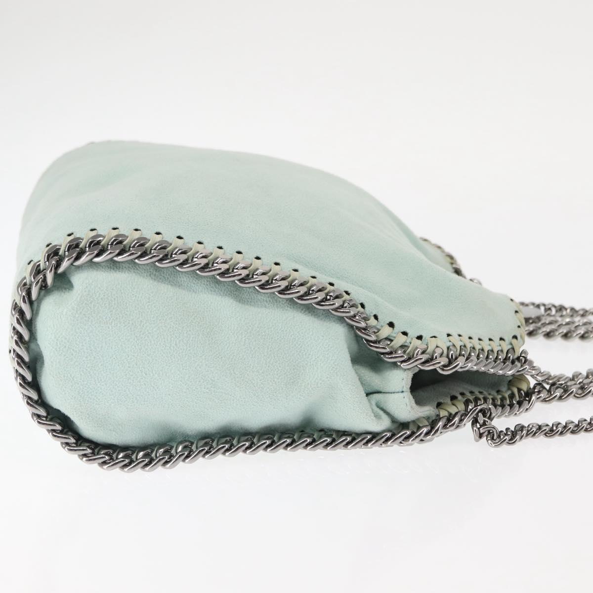 Stella MacCartney Falabella Chain Shoulder Bag Suede Pink 371223 Auth 145511