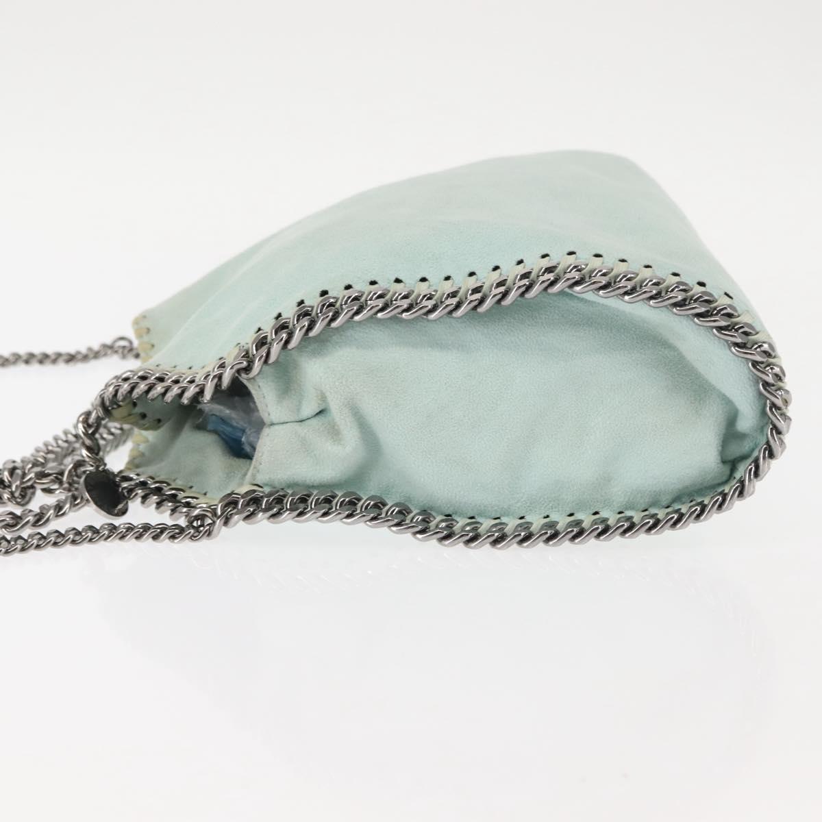 Stella MacCartney Falabella Chain Shoulder Bag Suede Pink 371223 Auth 145511