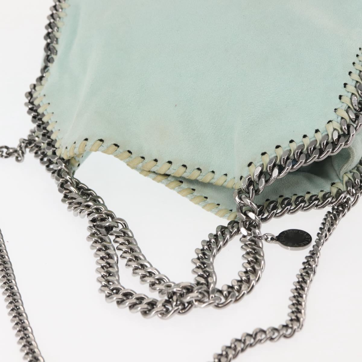 Stella MacCartney Falabella Chain Shoulder Bag Suede Pink 371223 Auth 145511