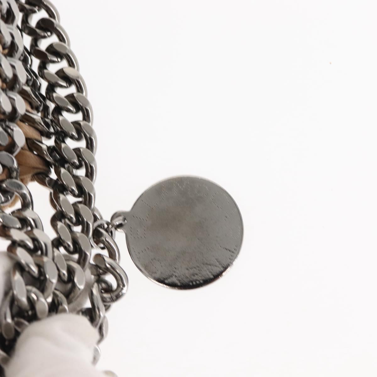 Stella MacCartney Falabella Chain Shoulder Bag Suede Beige 234387 Auth 145512