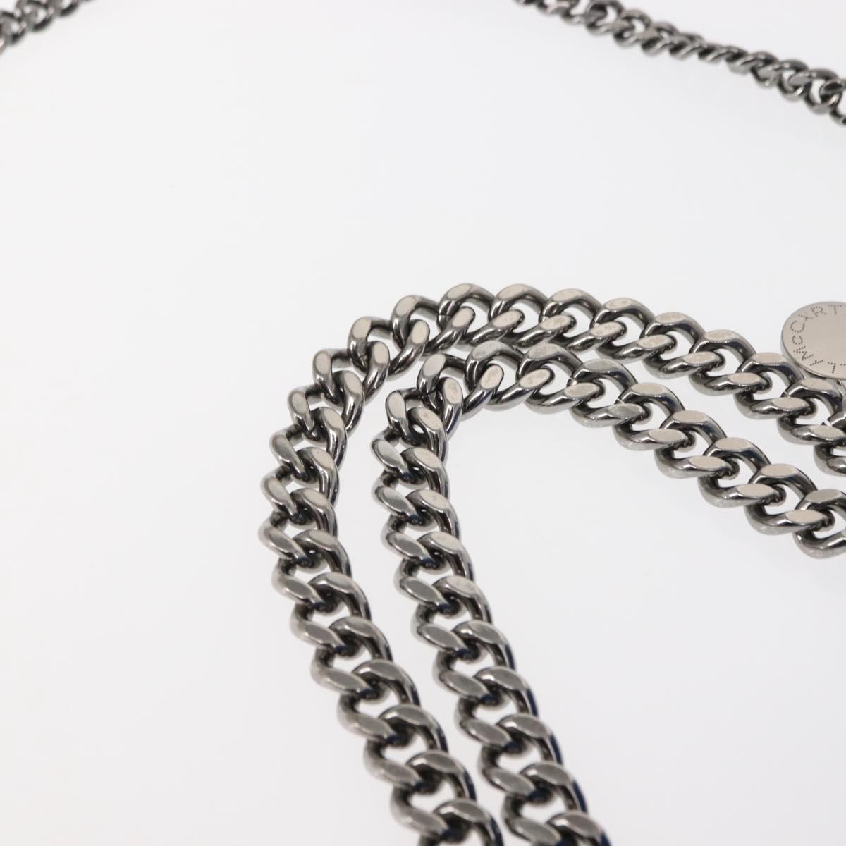 Stella MacCartney Falabella Chain Shoulder Bag Suede Blue 371223 Auth 145513