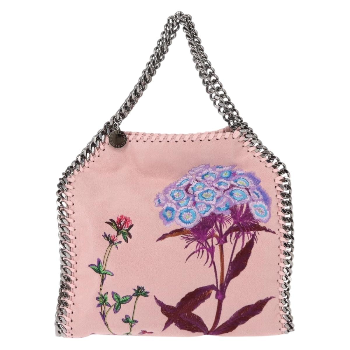 Stella MacCartney Falabella Chain Shoulder Bag Suede Pink 371223 Auth 145514