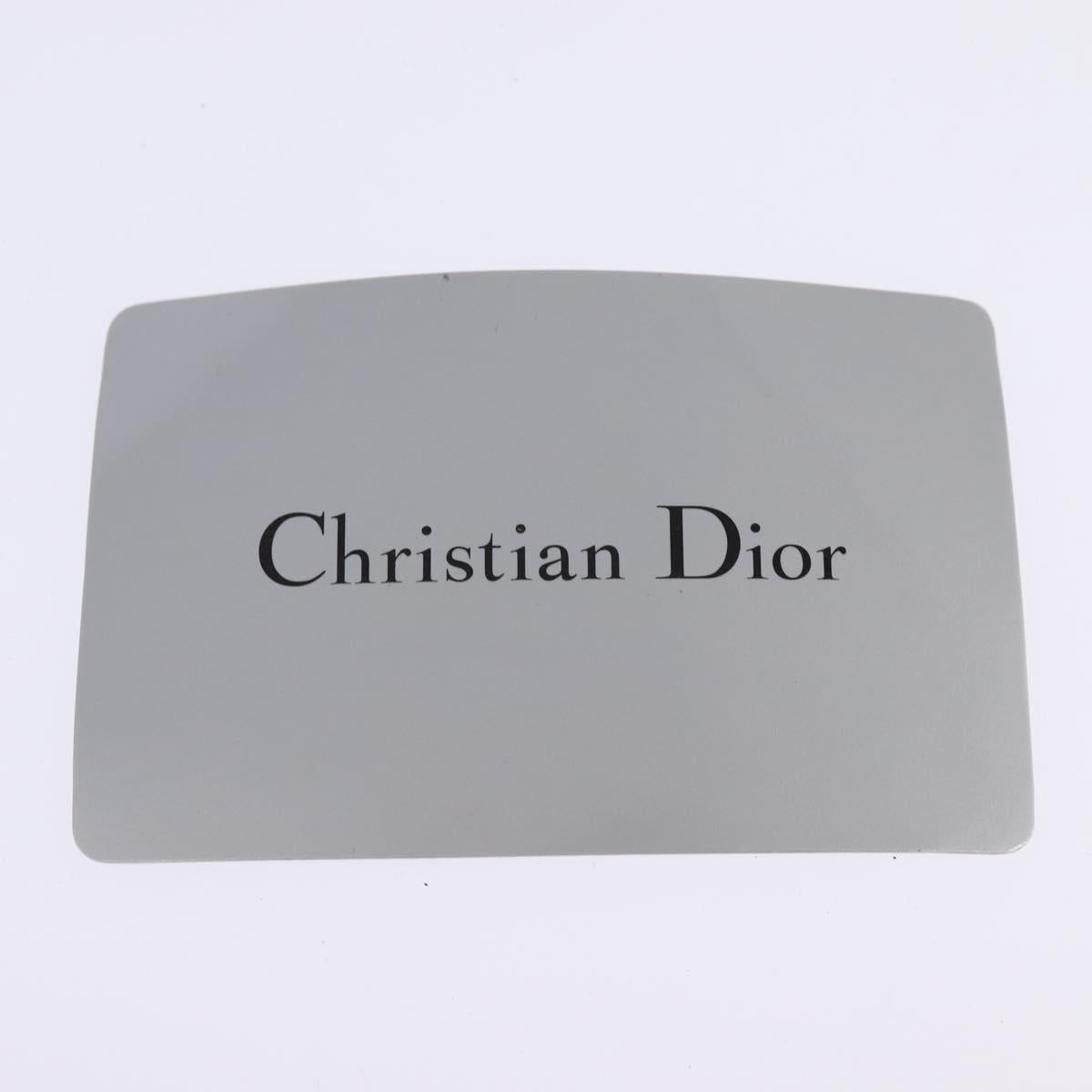 Christian Dior Trotter Canvas Shoulder Bag Navy Silver Auth 145522
