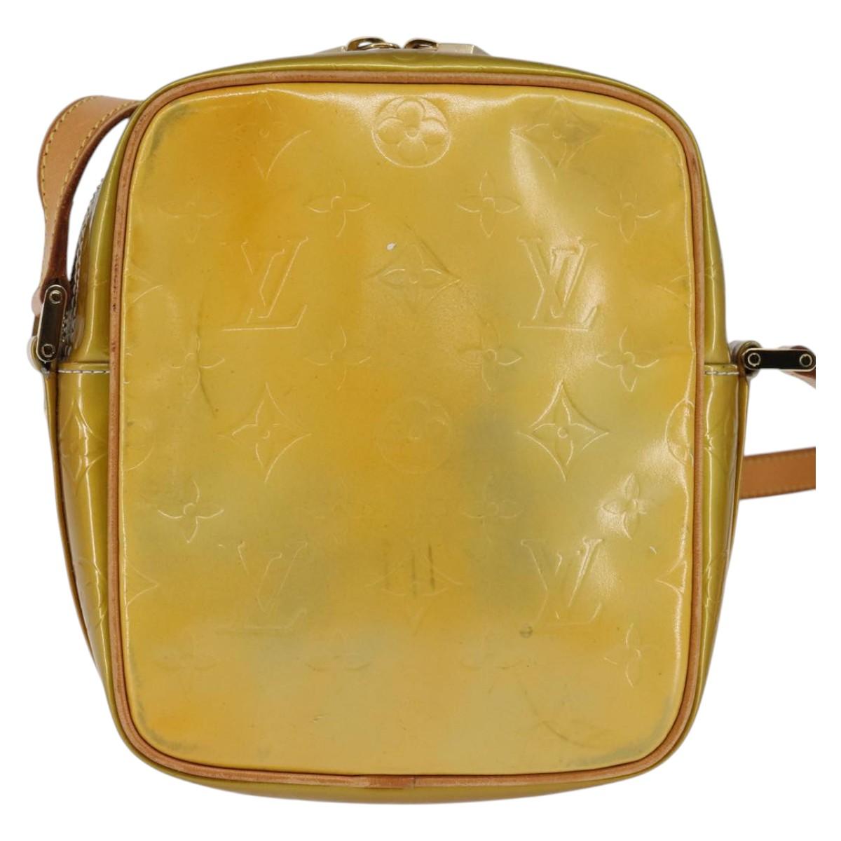 LOUIS VUITTON Monogram Vernis Wooster Shoulder Bag Gris M91036 LV Auth 145525