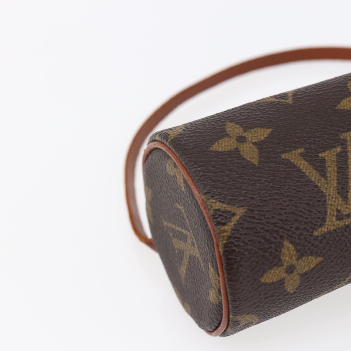 LOUIS VUITTON Monogram Papillon Pouch LV Auth 145526