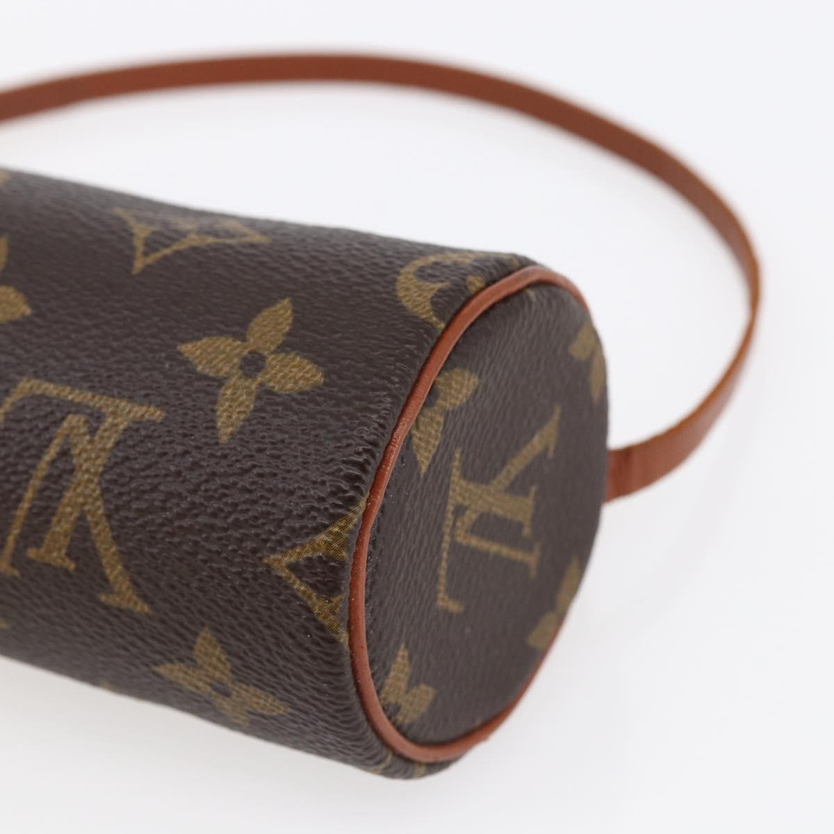 LOUIS VUITTON Monogram Papillon Pouch LV Auth 145526