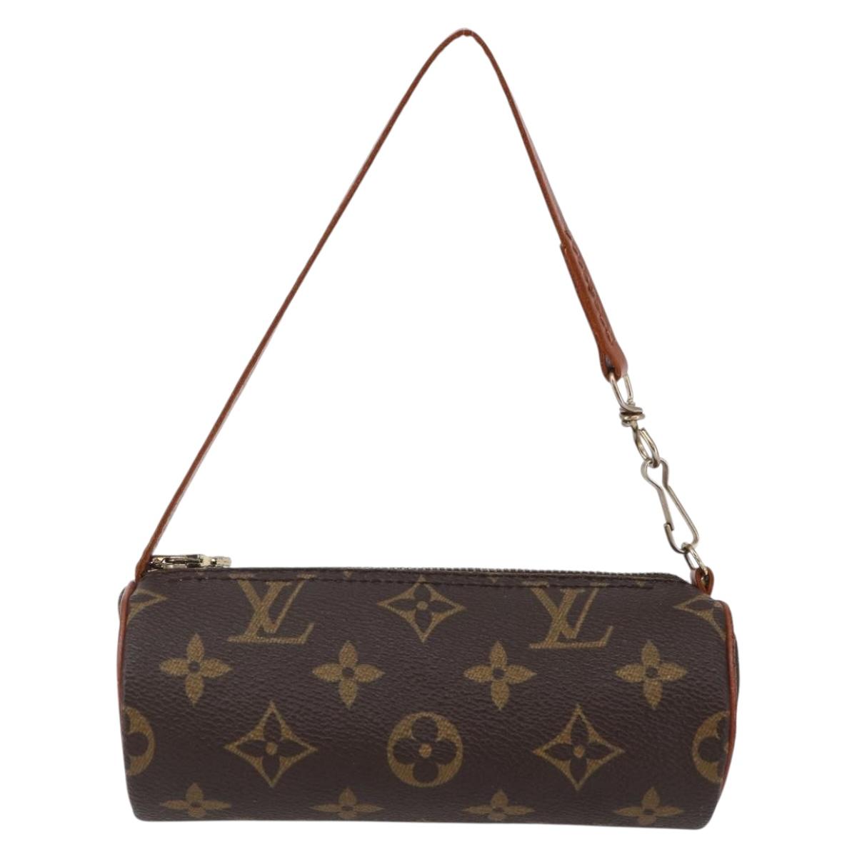 LOUIS VUITTON Monogram Papillon Pouch LV Auth 145526