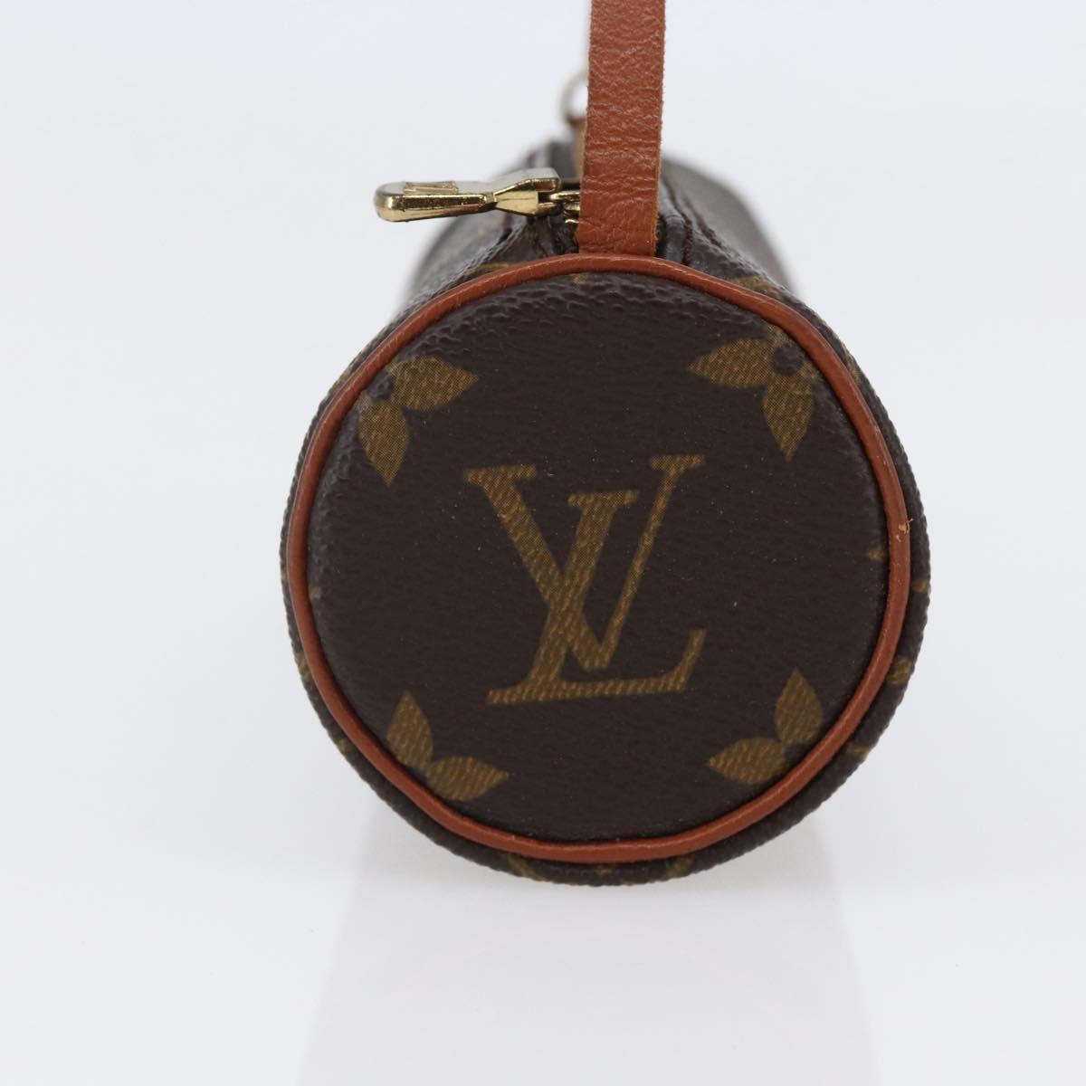 LOUIS VUITTON Monogram Papillon Pouch LV Auth 145526