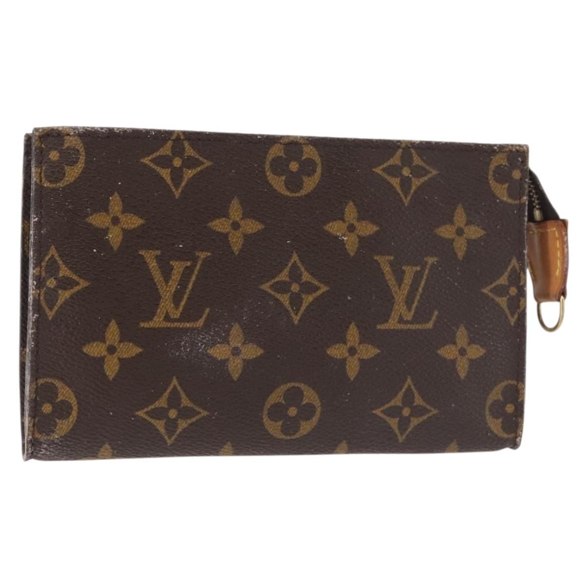 LOUIS VUITTON Monogram Bucket PM Accessory Pouch LV Auth 145529