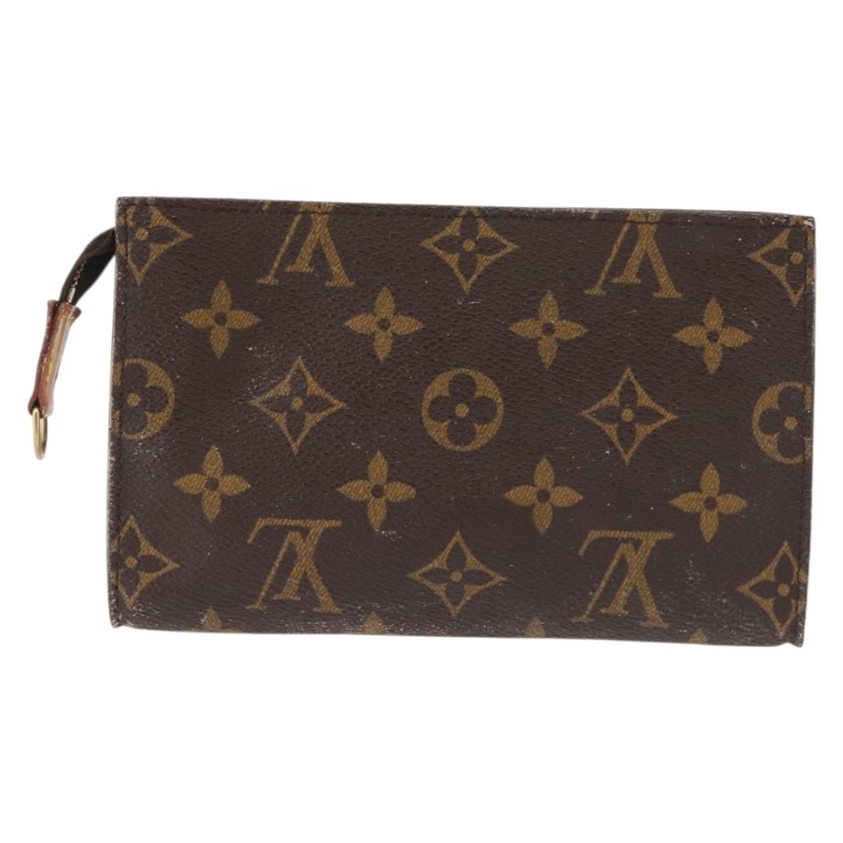 LOUIS VUITTON Monogram Bucket PM Accessory Pouch LV Auth 145529