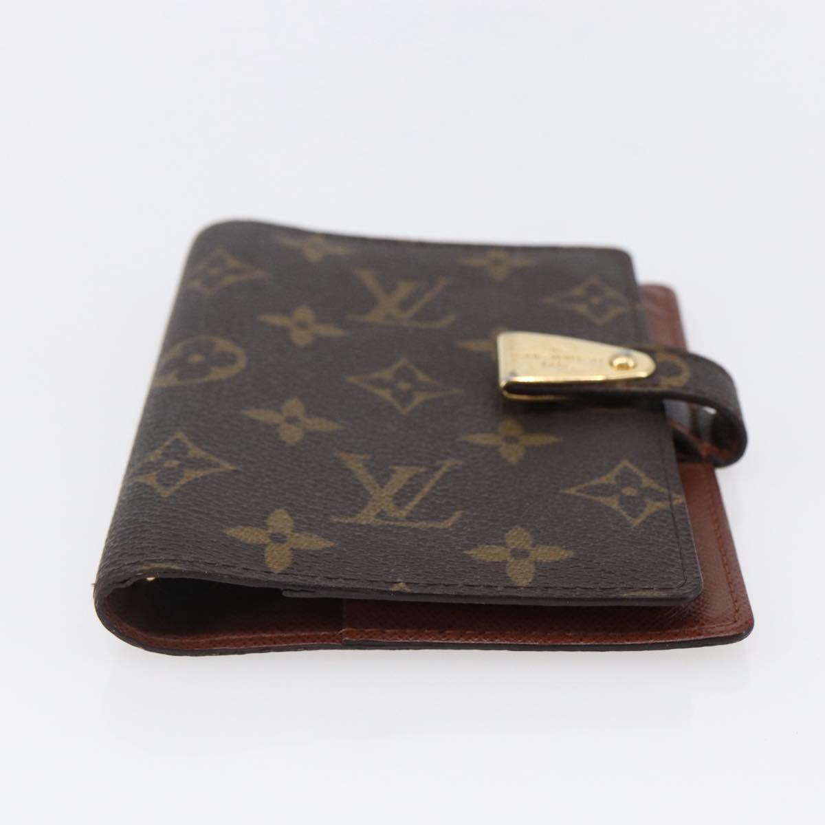 LOUIS VUITTON Monogram Agenda Partonaire PM Day Planner Cover R21029 Auth 145535
