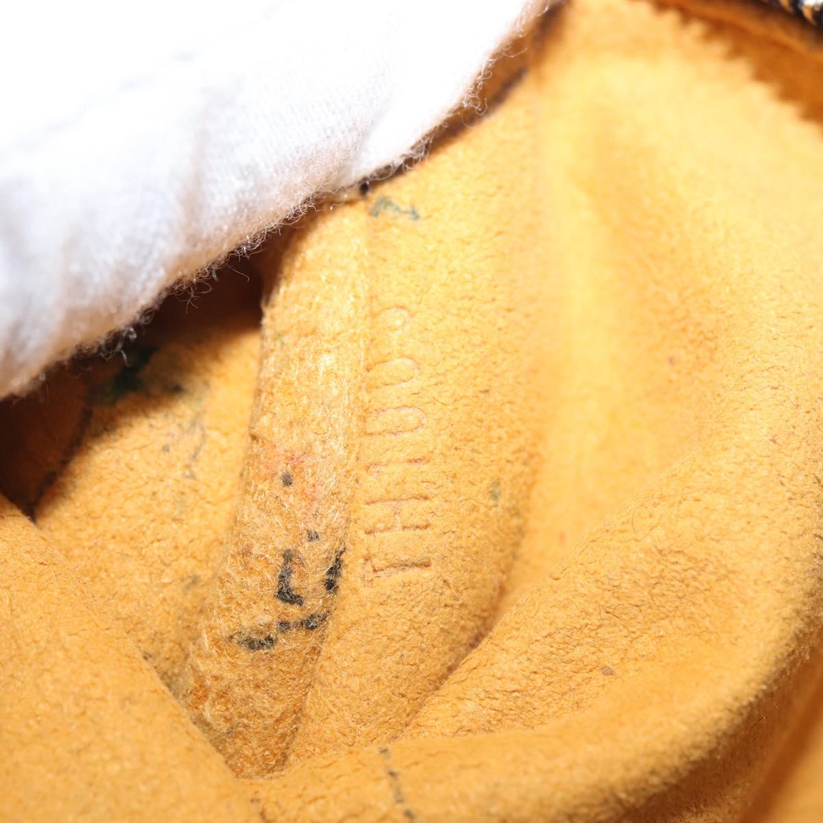 LOUIS VUITTON Monogram Denim Trousse Speedy GM Pouch Blue M95081 LV Auth 145538