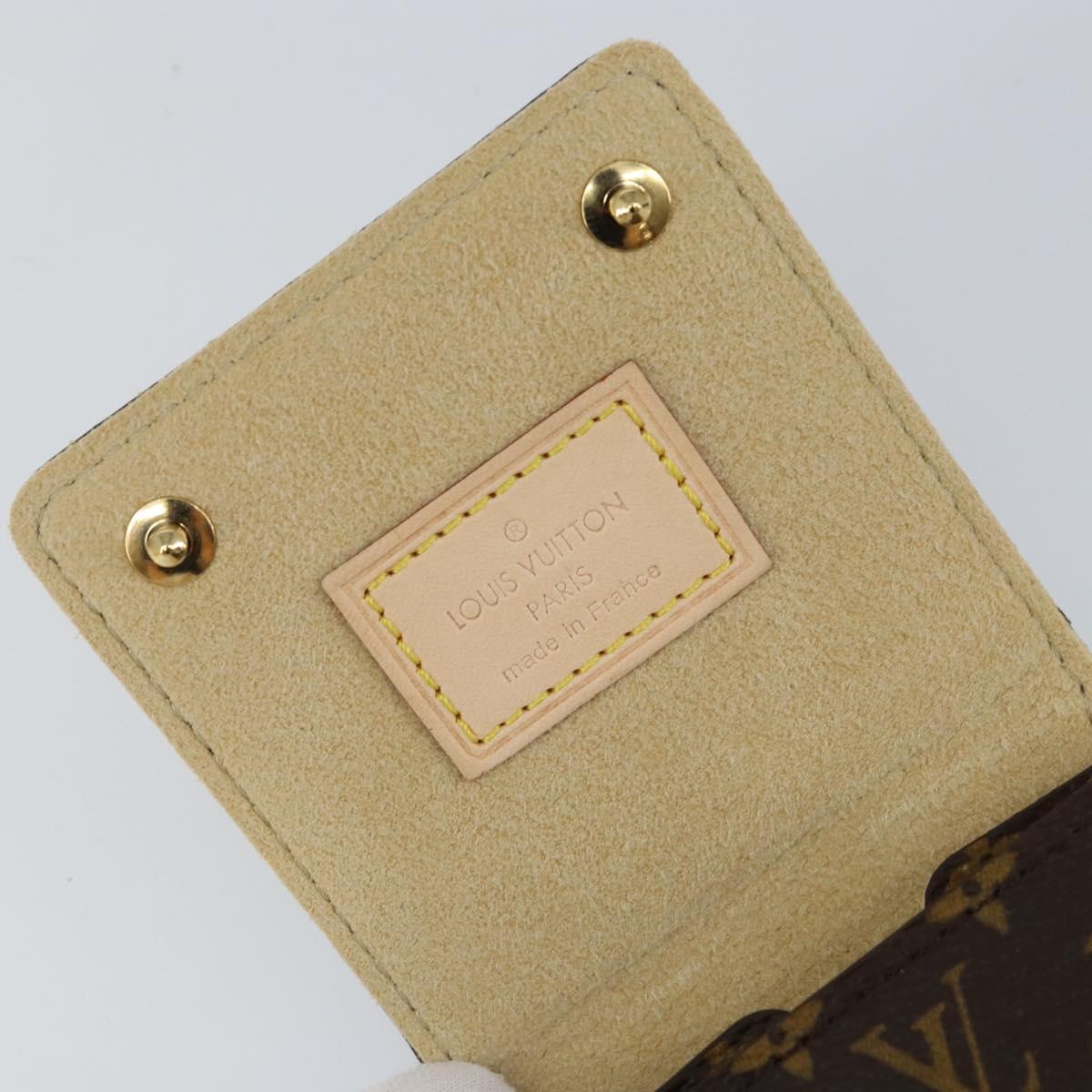 LOUIS VUITTON Monogram Jewelry case Jewelry Box LV Auth 145539