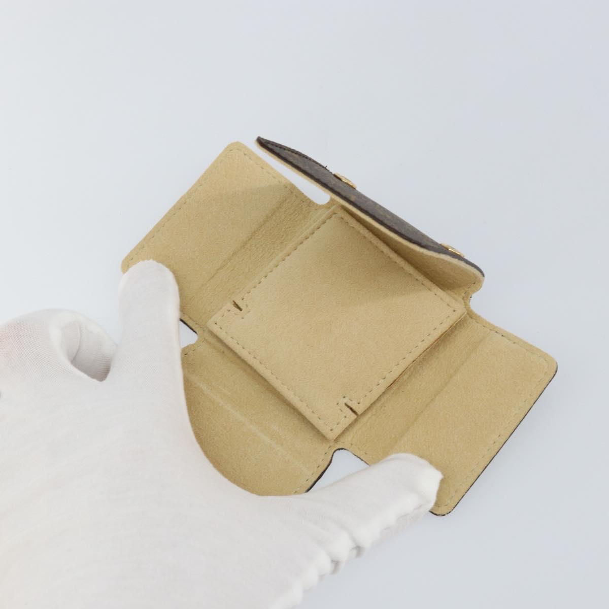 LOUIS VUITTON Monogram Jewelry case Jewelry Box LV Auth 145539