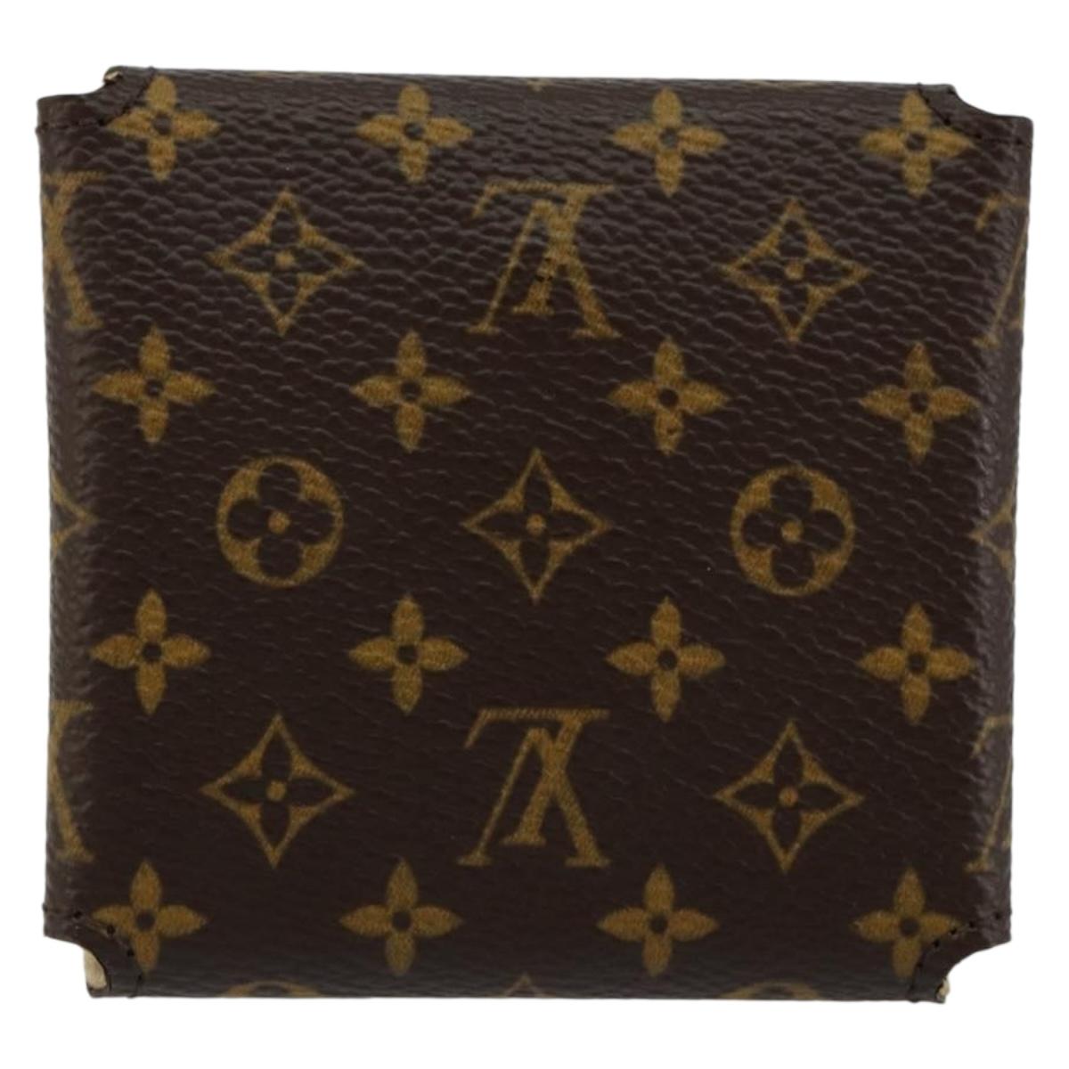 LOUIS VUITTON Monogram Jewelry case Jewelry Box LV Auth 145539