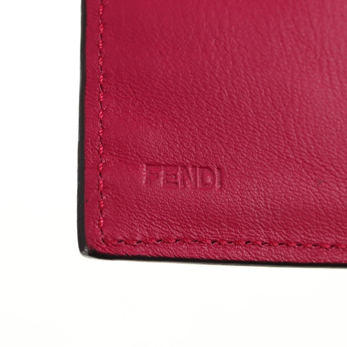 FENDI Zucca Canvas Trifold Wallet Multicolor Gold Auth 145553V
