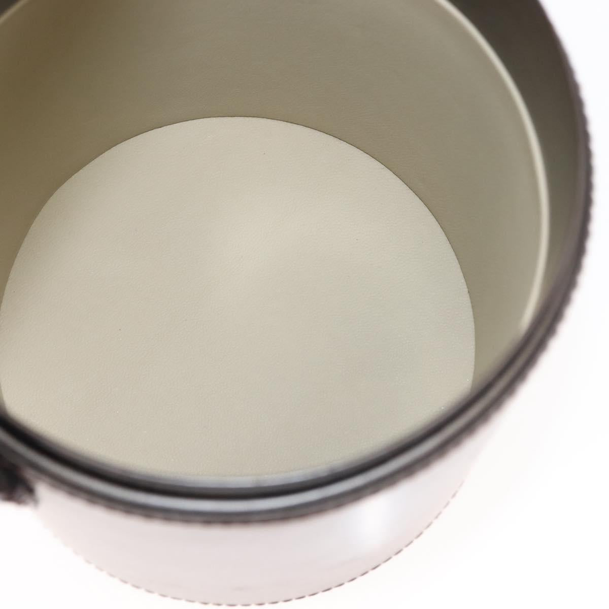 LOEWE Hand Bag Leather Brown Auth 145559