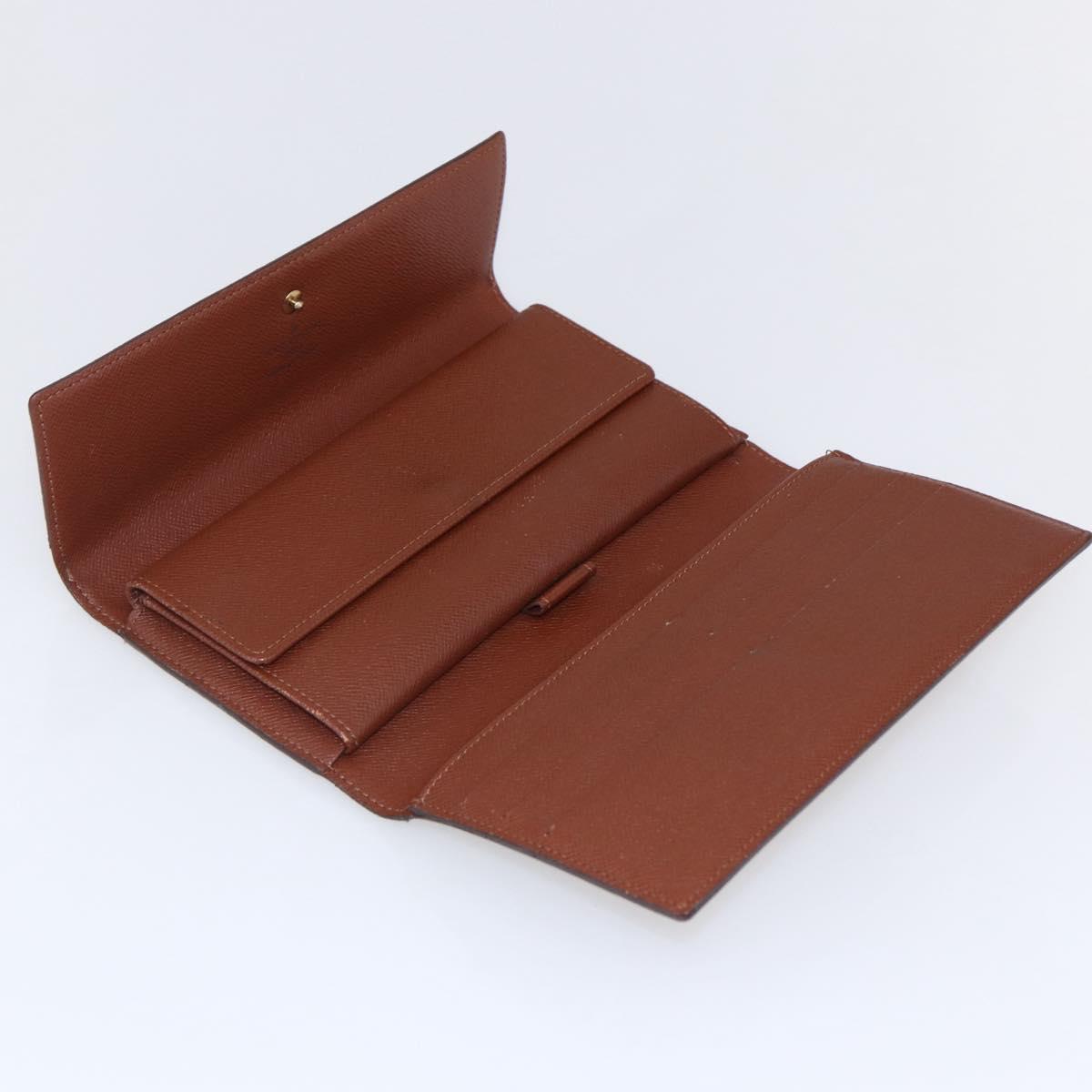 LOUIS VUITTON Monogram Portefeuille International Wallet M61217 Auth 145565